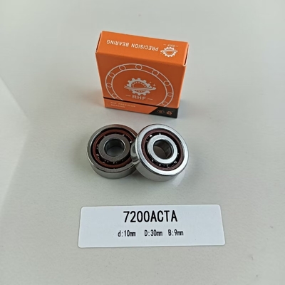 7200AC Угловой контактный шариковый подшипник 10*30*9 мм с углом контакта 25° и открытыми уплотнениями