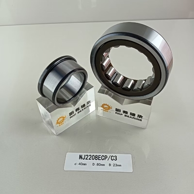 Хромная сталь Gcr15 NU/NJ/NF2208ECP цилиндрический роликовый подшипник 40*80*23 мм для промышленной