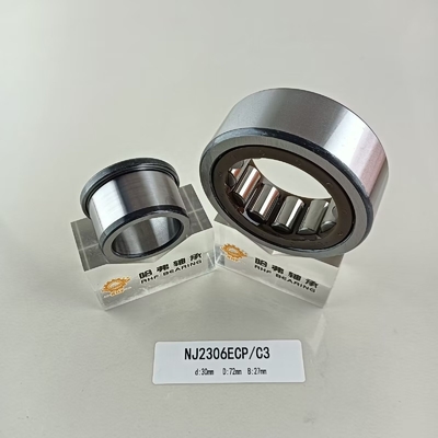 Структура цилиндрическая Хромная сталь Gcr15 NU/NJ/NF2306ECP Роликовый подшипник 30*72*37 мм
