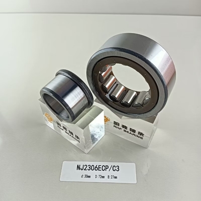 Структура цилиндрическая Хромная сталь Gcr15 NU/NJ/NF2306ECP Роликовый подшипник 30*72*37 мм